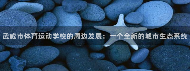 尊龙官方平台体育：武威市体育运动学校的周边发展：一个