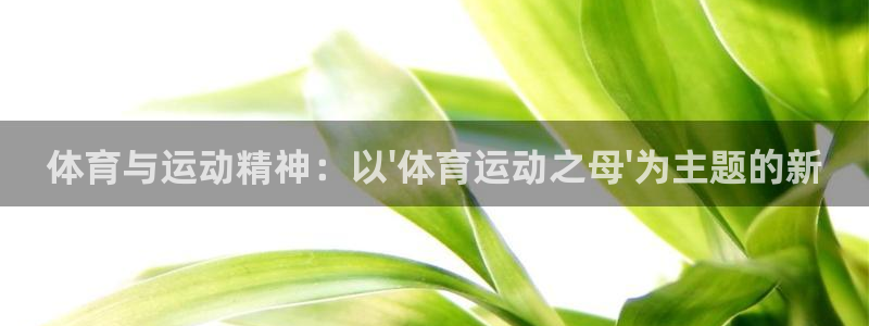 尊龙官方正版app官网：体育与运动精神：以\'体育运