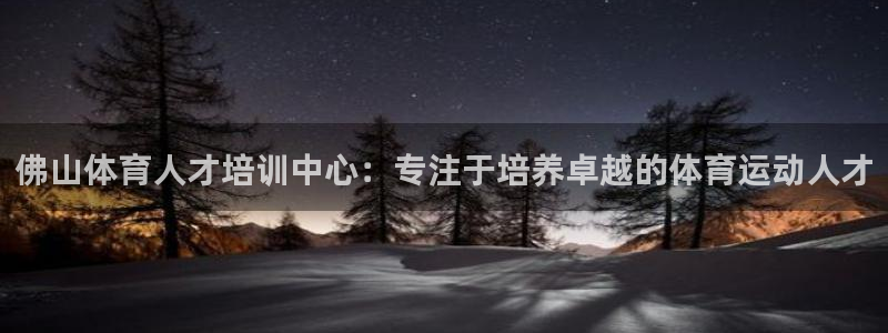 尊龙官方正版app娱乐首页官网下载：佛山体育人才培训