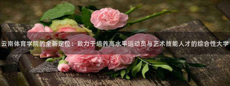 注册尊龙官方正版app：云南体育学院的全新定位：致力于培养高